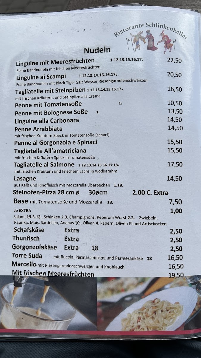 Menu Ristorante Schlinkenkeller-1