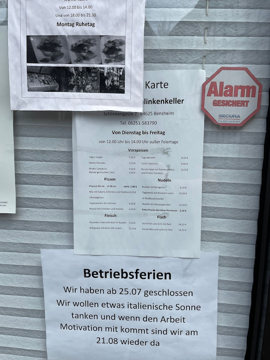 Menu Ristorante Schlinkenkeller-5